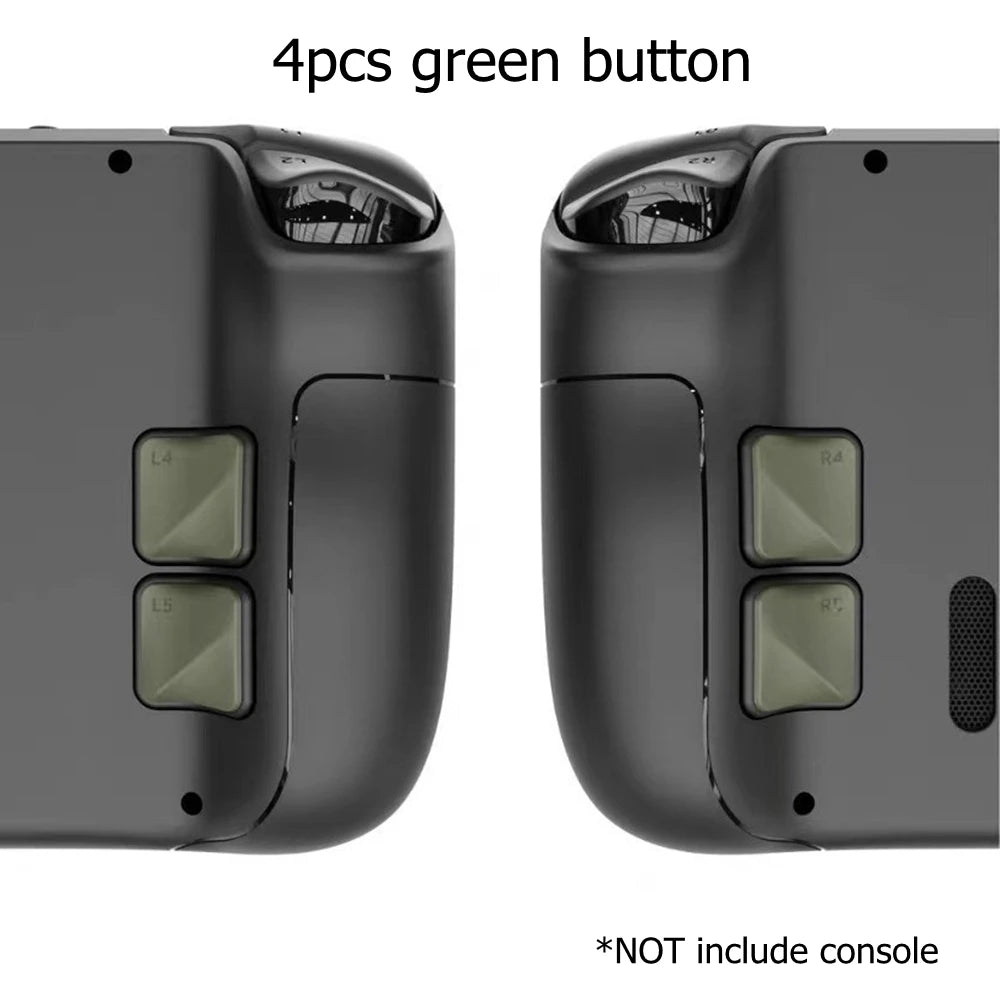 4PCS Back Button Enhancement Set for Steam Deck OLED Games Console Grip Improvement Button Protection Kit for Steam Deck LCD 