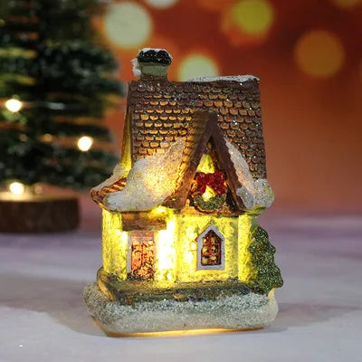 Christmas House Light Ornaments Xmas Gift New Year Navidad For Home Party wedding Decorations Bedroom With Battery Night Ligh