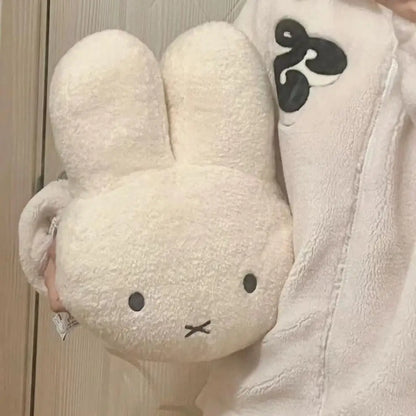 Miffy Black eyes Cute Doll Plush Toy Kawaii Bed Pillow soft comfortable Sofa Cushion Pillow Gift toys for Girl and Boy