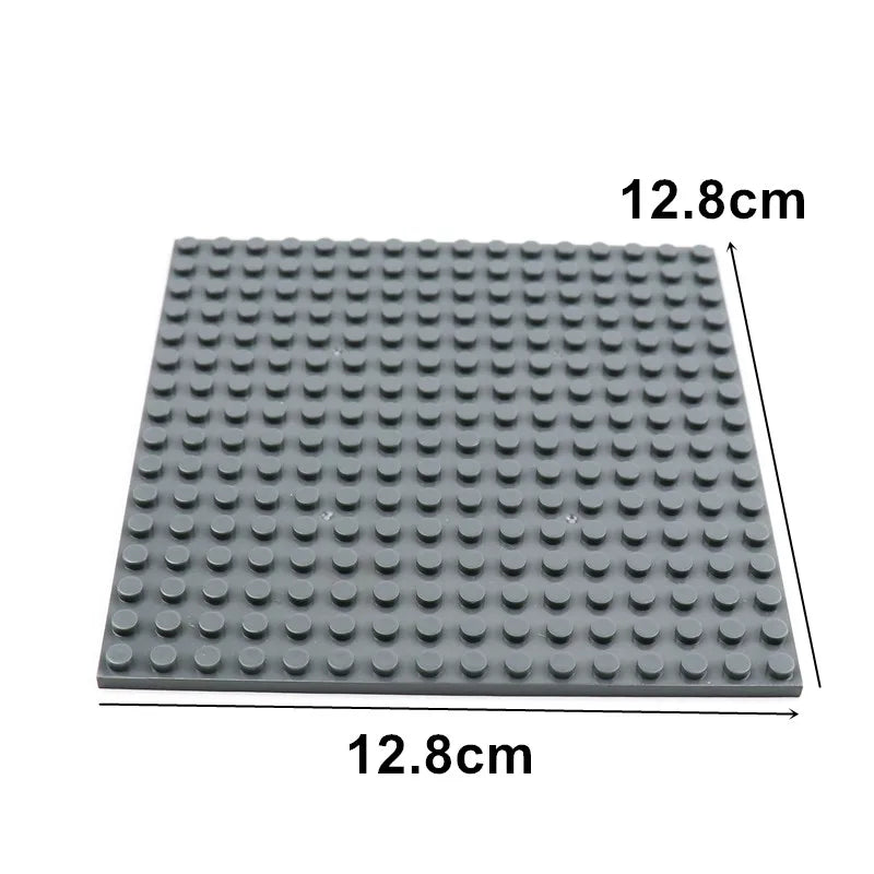 1 Piece 16x16 Double-sided Base Plates MOC Building Blocks Educational Baseplate Compatible with Lego