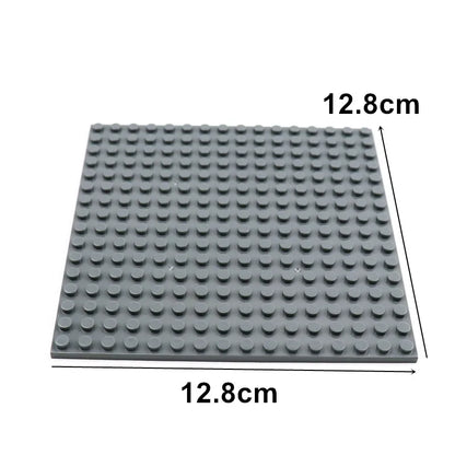 1 Piece 16x16 Double-sided Base Plates MOC Building Blocks Educational Baseplate Compatible with Lego