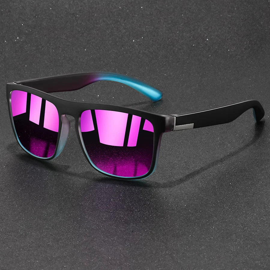 Fashion Vintage Square Sunglasses Men Women Fishing Driving Man Designer Sun Glasses Anti-Glare Retro Eyewear