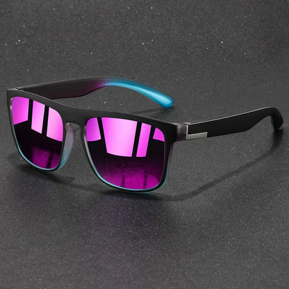 Fashion Vintage Square Sunglasses Men Women Fishing Driving Man Designer Sun Glasses Anti-Glare Retro Eyewear