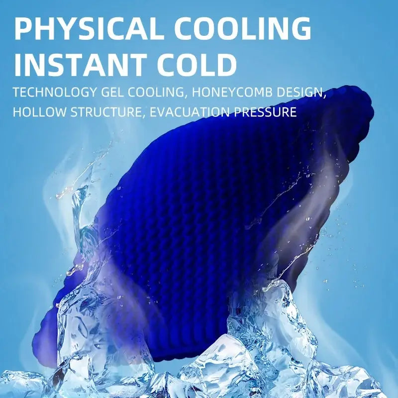 Gel Seat Cushion Summer Breathable Honeycomb Design For Pressure Relief Back Tailbone Pain - Home Office Wheelchair Chair Car