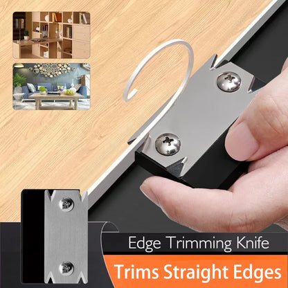 Wood Chamfer Plane Edge Banding Trimmer Veneer Edge Trimmer Burr Scraper for Woodworking