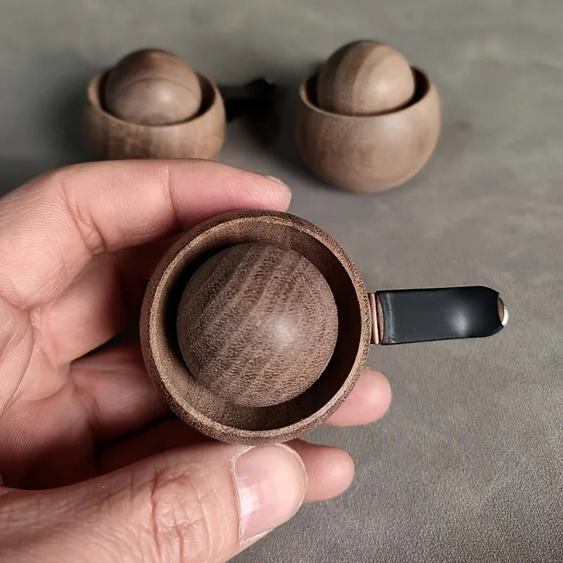 Car Wooden Essential Oil Diffusers-Spherical Design Bedroom Decor Diffuser Car Home Room Fragrance Natural Fragrance Dispersi