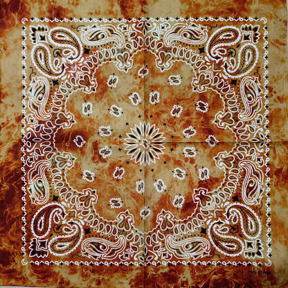 New Fashion Hip Hop 100% Cotton Bandana Square Scarf 55cm*55cm Black Red Paisley Headband Printed For Women/Men/Boys/Girls - 