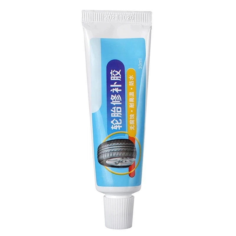 1/2Pcs Tire Repair Black Glue Liquid Strong Rubber Wear-resistant Non-corrosive Adhesive Instant Bond Leather - 1PCS
