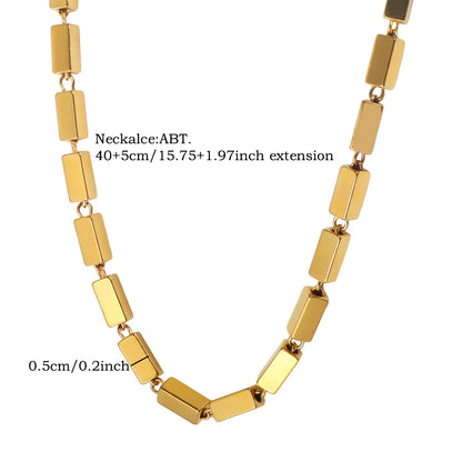 Stainless Steel Creative Steel Ball Chain Necklace - C75