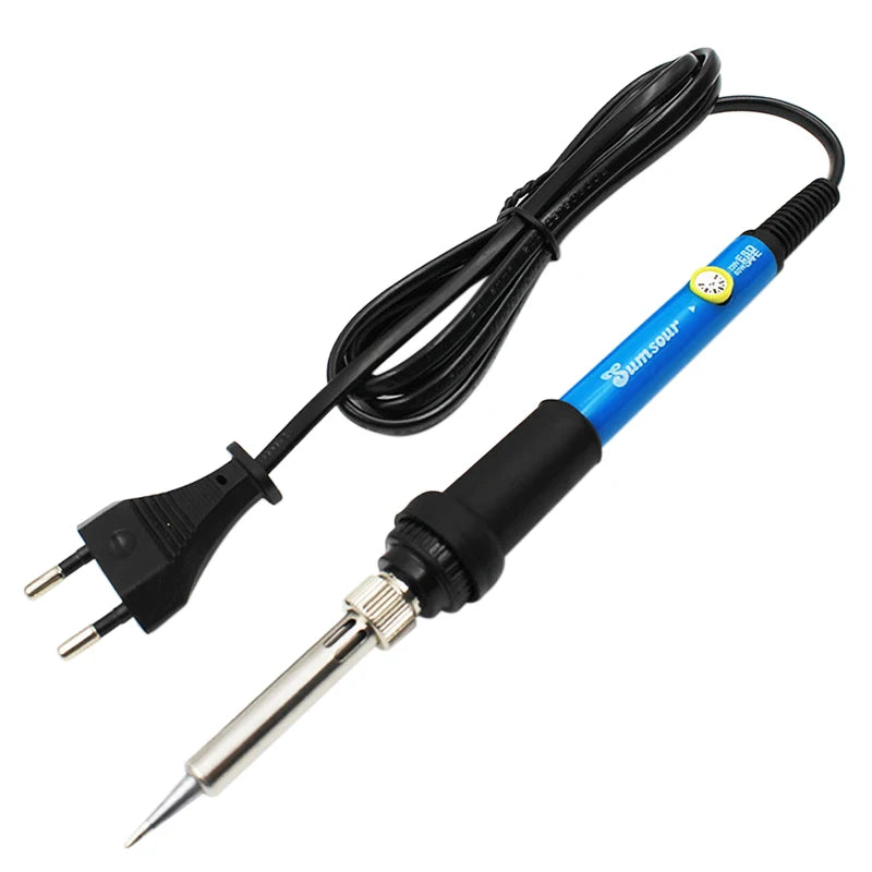 60W/80W Electric Soldering Iron Adjustable Temperature Digital Display Electronic Welding Repair Tools With Solder Tin Iron T
