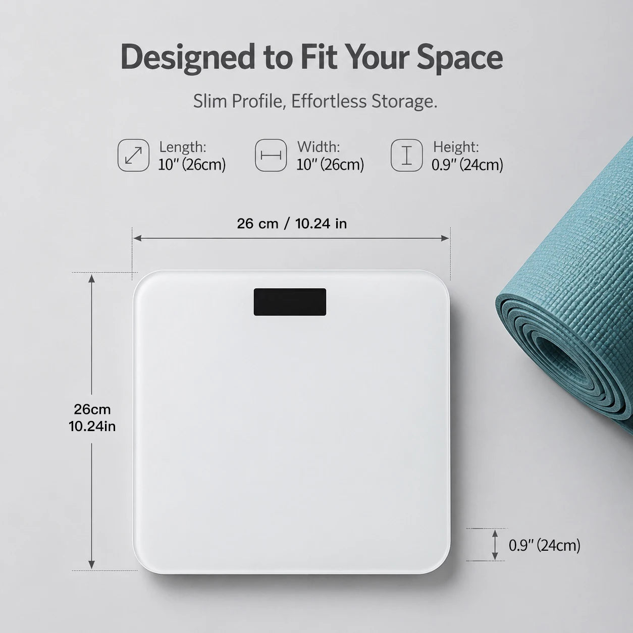 Digital weight scale, high-precision bathroom scale, digital display function, weight scale, bathroom scale, body scale