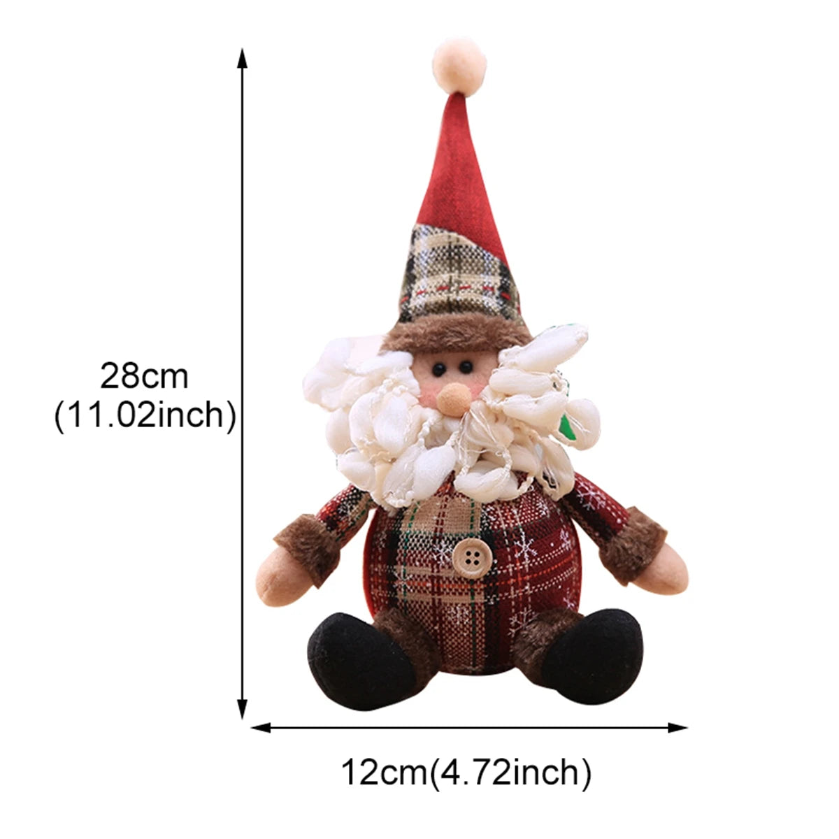 Santa Claus Doll Chirstmas Decorations Home 2025 Decor Table Elk Doll Christmas Ornaments Xmas Navidad Gifts Happy New Year 2