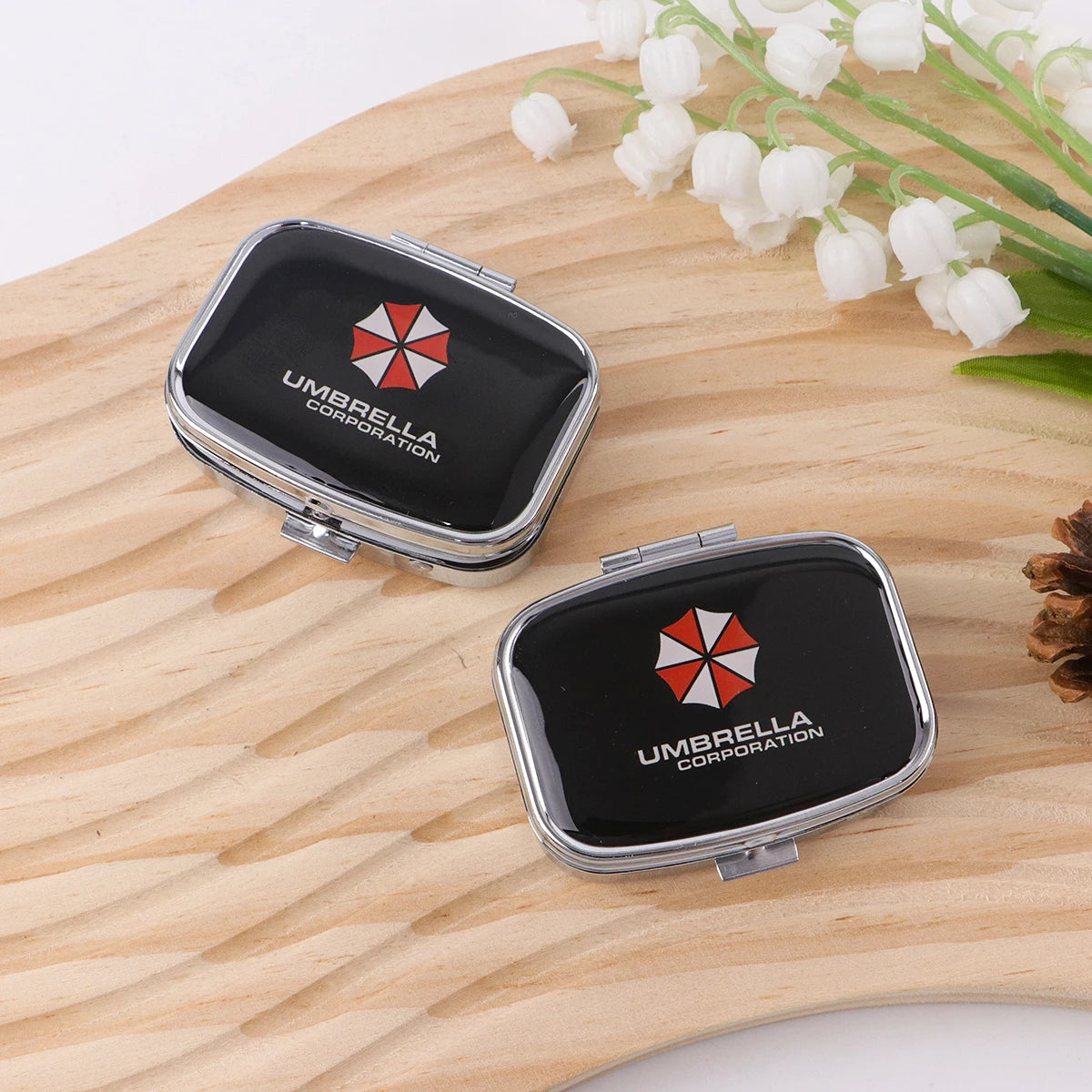 Famous Horror Film Metal Medicine Box Pill Packaging Health Products Moisture Resistant Storage Case Personalized Fashion Cas