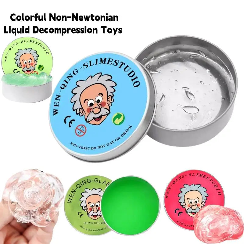 Lab Putty Crystal Clear Glass (1 Pack) Beste Denkende Slimme Crazy Stress Putty met Tin, Sensory & Bouncing Speelgoed
