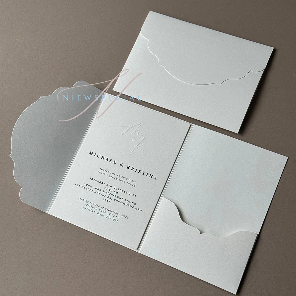 10pcs/20pcs/25pcs Blank Pocketfold Card Invitation DIY wedding paper envelope，DIY invitation,custom invitation,light pink