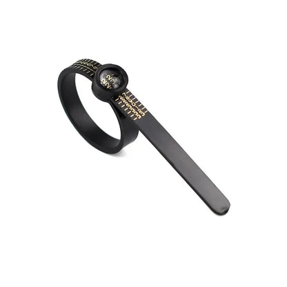 Ring Sizer with Magnifier - US/UK/EU/HK Jewelry Measuring Ruler for Finger Size Ring Size Measuring Tool