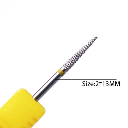 1pc Carbide Tungsten Nail Drill Bit Rotate Burr Milling Nail Cutter Bits Electric Drill Machine For Manicure Pedicure Tools -
