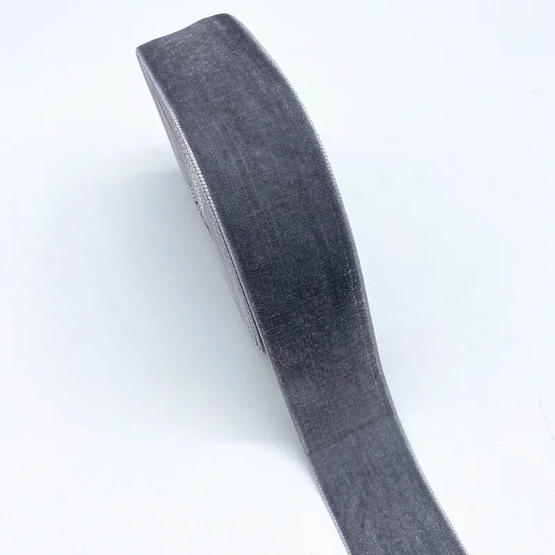 New 6-38mm Colour Single Face Line Velvet Ribbon for Bowknot Christmas Ribbon Party Decorations