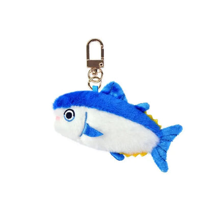 Soft seafood Keychain Lobster Simulation Fluffy abalone lobster clam oyster Keyring Kawaii Cartoon Plush Pendant Birthday Gif