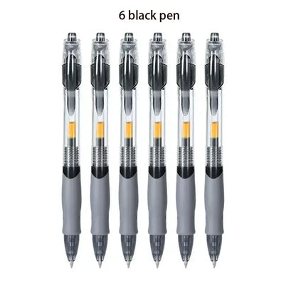 13/30pcs Retractable Gel Pens Set Black/Red/Blue Ink Ballpoint for Writing Refills Office Accessories School Supplies Station