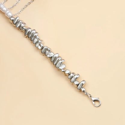 LATS Versatile Beaded Tassels Necklace Adjustable Length Neckchain for Party Wear Fashion Jewelry Accessories Gift