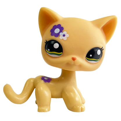 Rare Pet Shop LPS Toy Stands Short Hair Cat Original Kitten Husky Puppy Dog Fox Cute Animal Old Bobble Head Toy - 1962