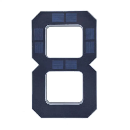 Solar Lighted House Number Outside Light-up LED Address Number Waterproof Modern House Number Light Address Sign Home Decor -
