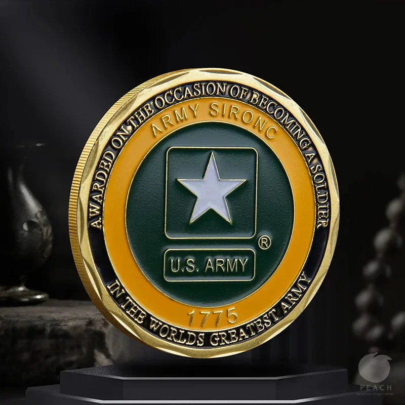 Souvenir Coin Veterans Memorial Coin US Army Military Challenge Coin