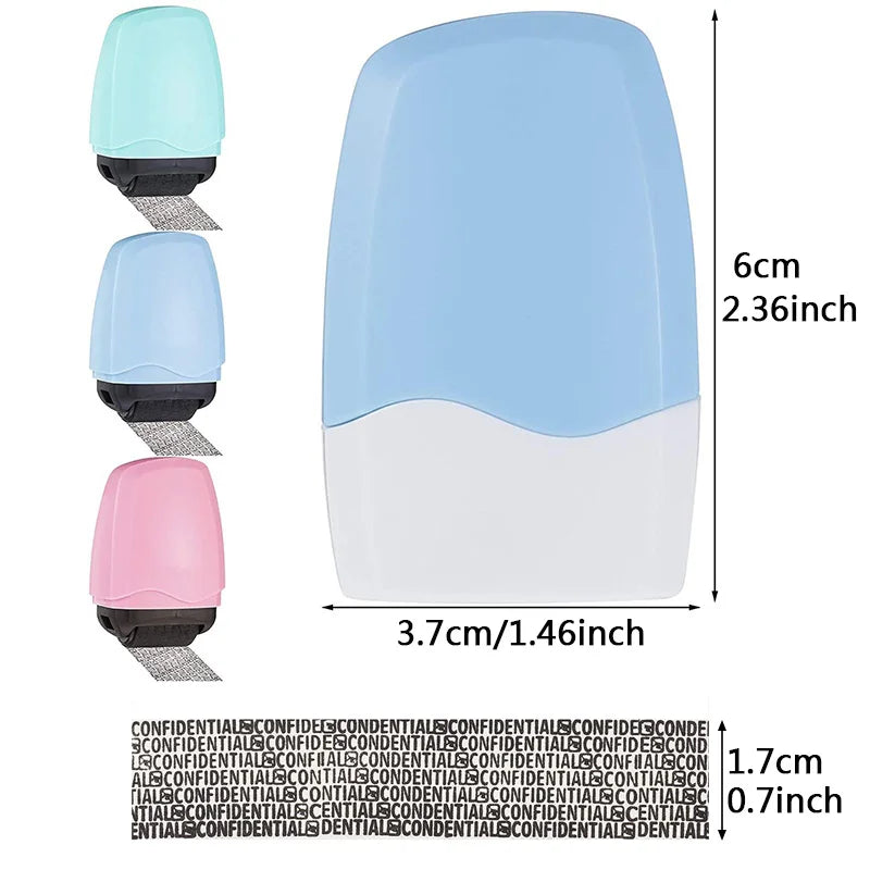 Identity Protection Roller Stamp Identity Theft Protection Roller Stamp For ID Blockout Privacy Confidential and Address Bloc