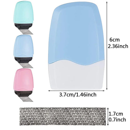 Identity Protection Roller Stamp Identity Theft Protection Roller Stamp For ID Blockout Privacy Confidential and Address Bloc