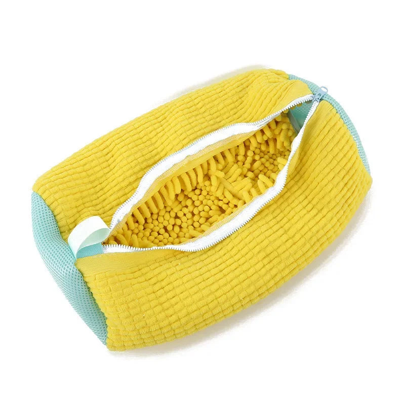 1/2PCS Washing Shoes Bag Cotton Laundry Fluffy Fibers Easily Remove Dirt Washing Bags Anti-Deformation Shoes Clothes Organize