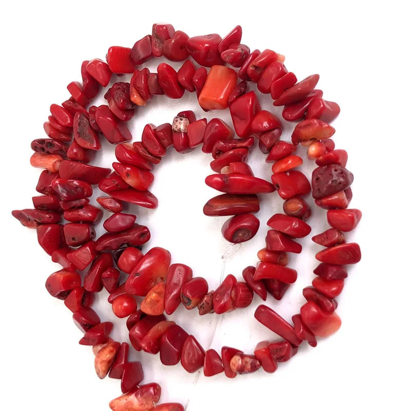 Natural Stone Chips Beads 5-8mm Irregular Gravel Crystal Quartz For Jewelry Making Freeform Beads Diy Necklace Bracelet 15'' 