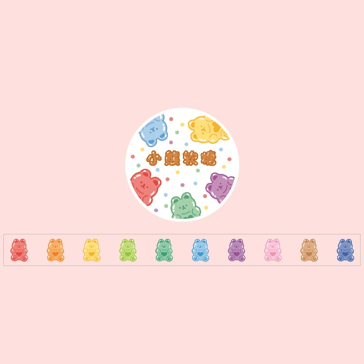 1 pc Kawaii Cartoon Washi Masking Tape Scrapbooking DIY Decorative Journal Stationery School Supplies Gift