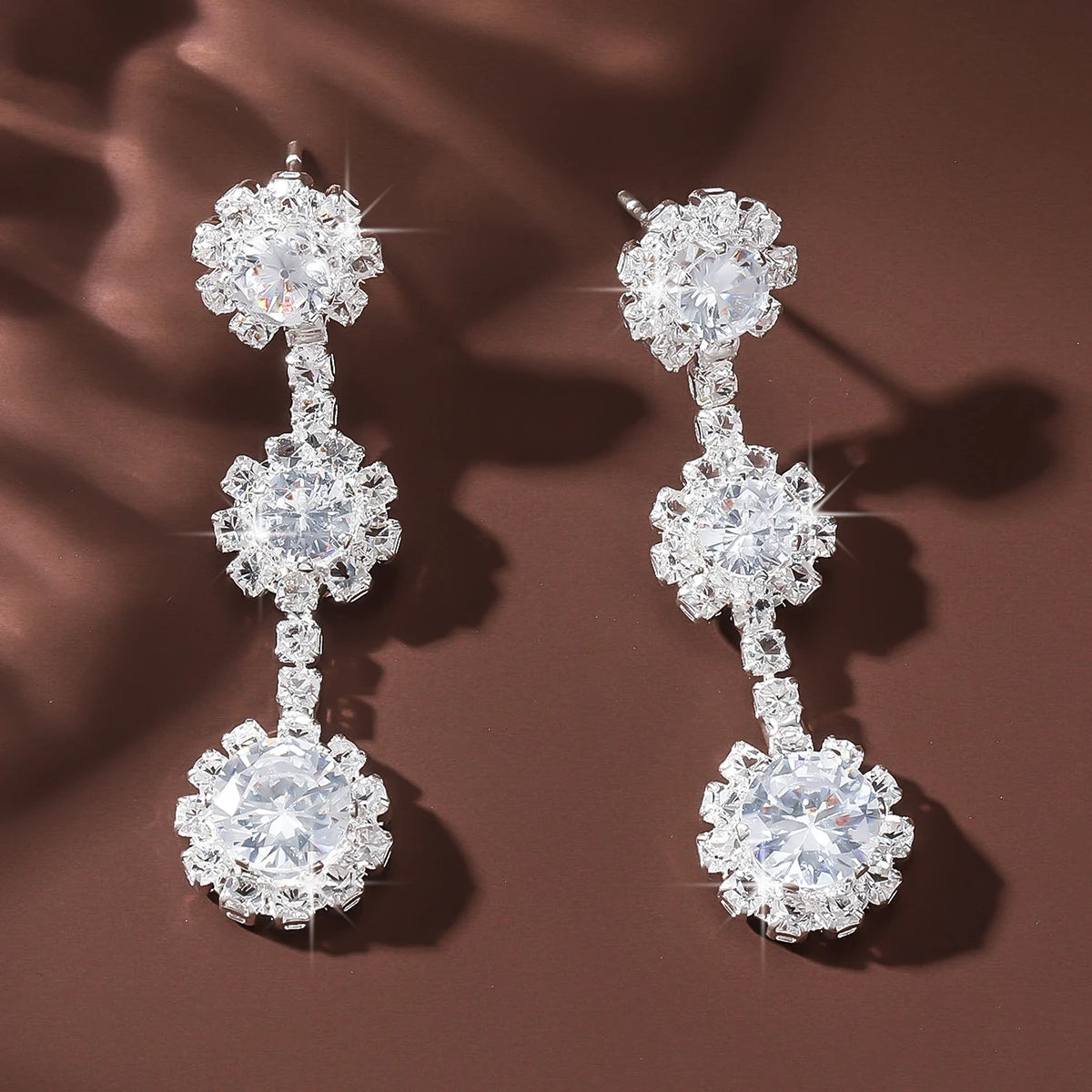 2PC Women's Fashion Trend DIY Pearl Petal Ball Earrings Outdoor Travel Carnival Banquet Party Holiday Dressing Gifts - 1333-S