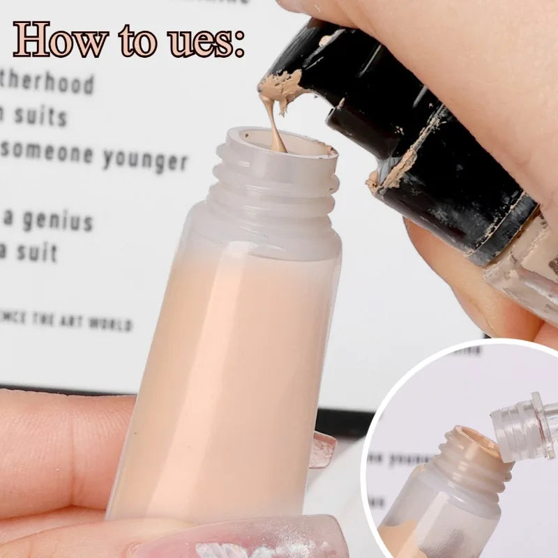5/3/1PCS 10ML Cosmetic Soft Tubes Sunscreen Cream Lotion Liquid Foundation Refillable Bottles Travel Portioning Bottling Sque