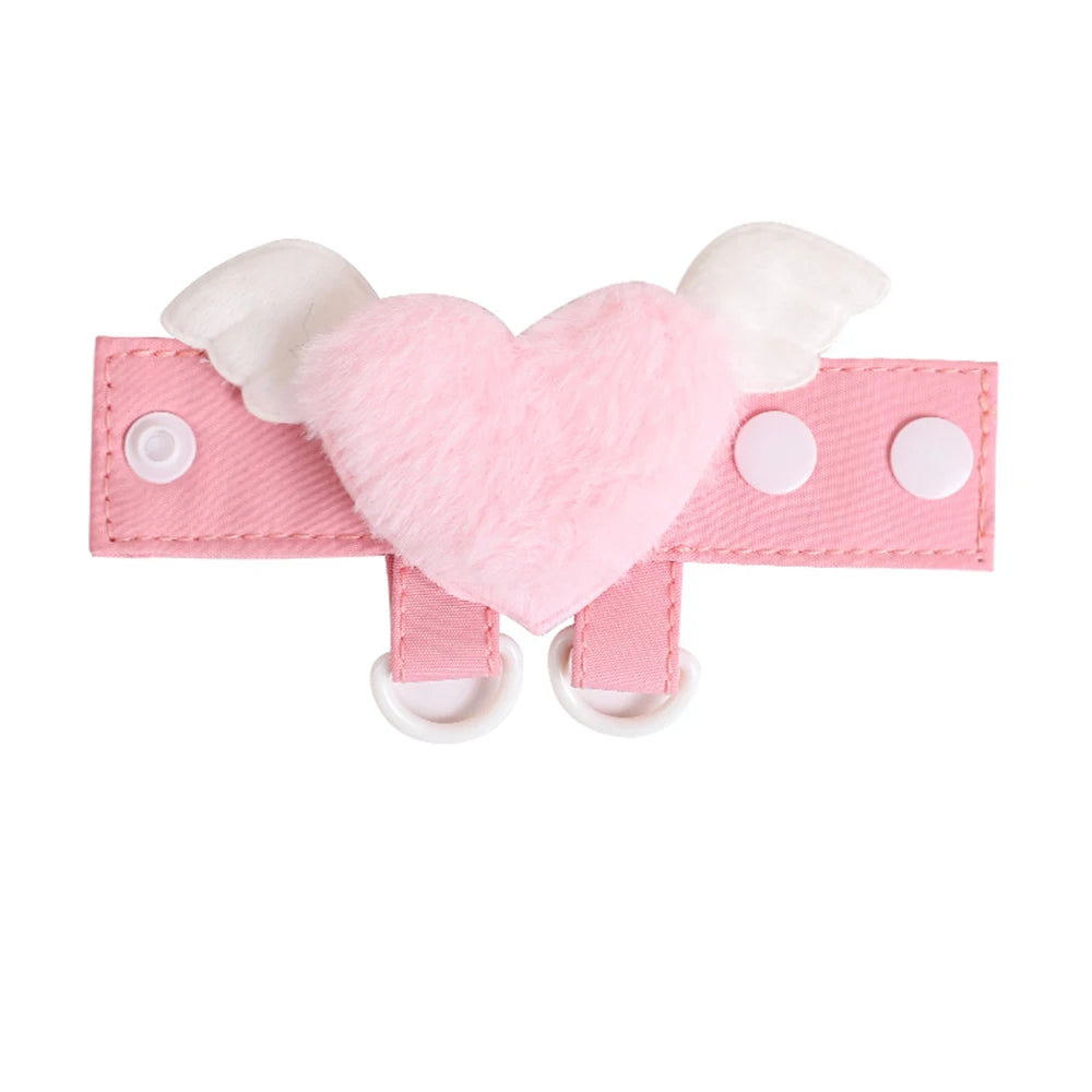 5/1Pairs Small Angel Wings Brooch Japanese Plush Angel Wings Brooch Badge Sweet Pin Doll Cosplay Y2K Fluffy Angel Wing Bag De