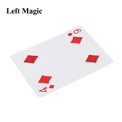 Fantastic 4 to 6 Moving Point magic tricks Close Up Card Magic Professional Magician Trick Magic Tool Magic Prop