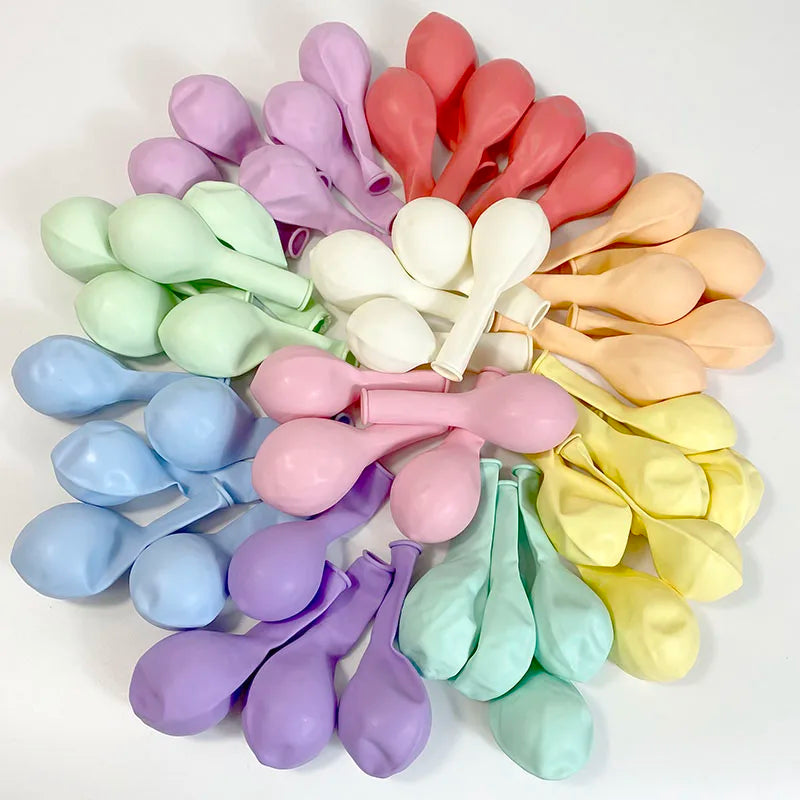 Macarons Color Pastel Candy Balloons Birthday Wedding Kid Toy Decoration Balloons Helium Baloons Baby Shower Air Globos