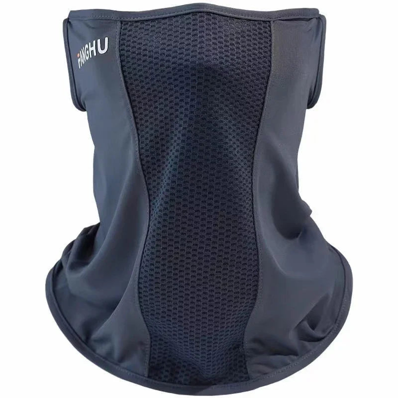 Sun Protection Mask Mesh Breathable Ear Loop Mask Elastic Sunscreen Anti-UV Face Covering Thin Breathable Sports Neck Gaiter