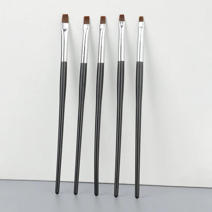 5 Pcs Dental Resin Brush Pens Dental Shaping Silicone Adhesive Composite Porcelain Teeth Dentist Tools Dentistry Lab Tool