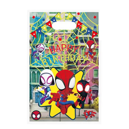 Cute Spider Party Favors Including Bracelet Goodie Bag Pinata Fillers Spider Surprise Favors for His Amazing Friends Party Gi