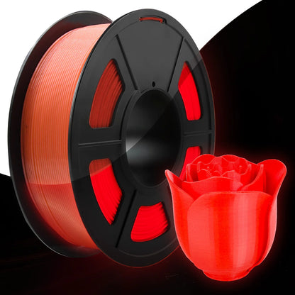 DIY Christmas Gift, 1.75mm PLA Luminous 3D Printer Filament, 200g(0.44L）Spool, Glow in the Dark, for Most FDM Printers - 200g