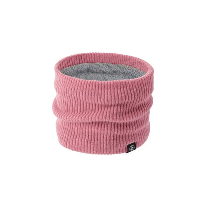 Unisex Winter Warm Scarf Thicken Fleece-Lined Knitted Neck Gaiter Outdoor Cycling Scarves Fashion Simple Solid Color Mask Sca