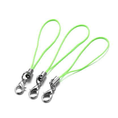 20/50/100Pcs Lanyard Lariat Strap Cords Lobster Clasp Rope Keychain Hooks Mobile Set Charms Keyring Pendant Key Ring Accessor
