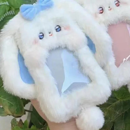 Cute Little Devil Plush Card Holder for Students Campus Photo ID Bus Card Display Pendant Pocket Card Protector Accessories
