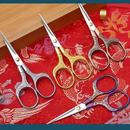 Sharp Durable Stainless Steel Antique Scissors Professional Fabric Embroidery Vintage Tailor Thread Scissor for Sewing Shears