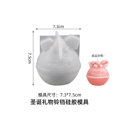 3D Christmas Tree Candle Silicone Mold DIY Christmas Candle Making Kit Handmade Soap Plaster Resin Baking Tools Holiday Gifts
