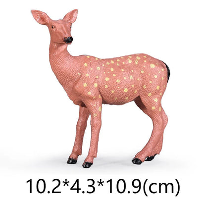 NEW Wild Animal Zoo Tiger Kangaroo Elephant Snake Bear Deer Koala Squirrel Model Figurine Collecta Toy Figures Gift for Child