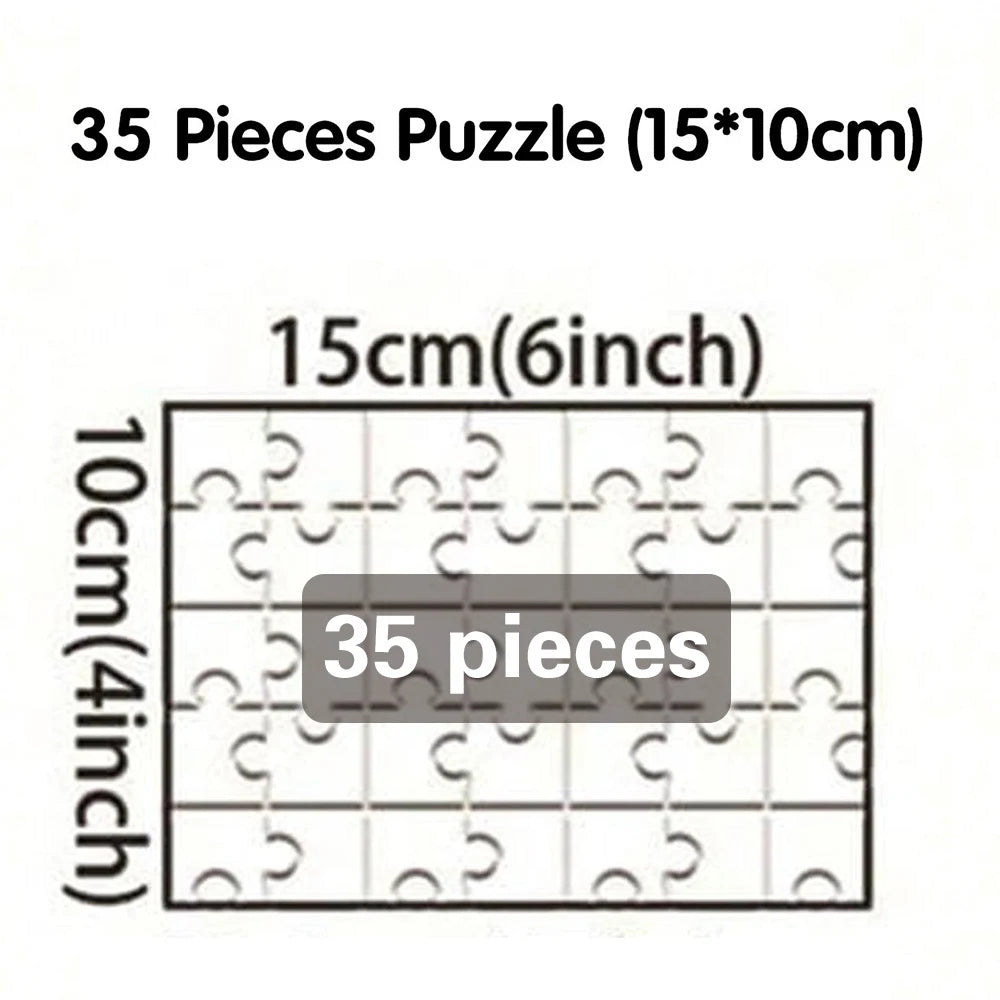 35/300/500/1025pcs Personalized Custom Photo Puzzle Friend Upload Photo For Customized Puzzle Unique Gift For Family Friends 