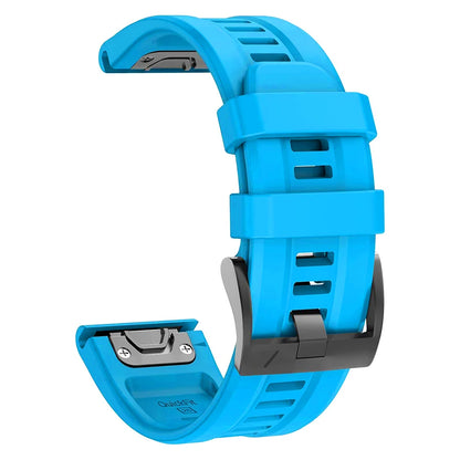 QuickFit 22mm 26mm Strap for Garmin Epix Gen 2 Silicone Band for Garmin Fenix 7 7X 5Plus 6XPro Enduro 2 Bracelet Watchband - 